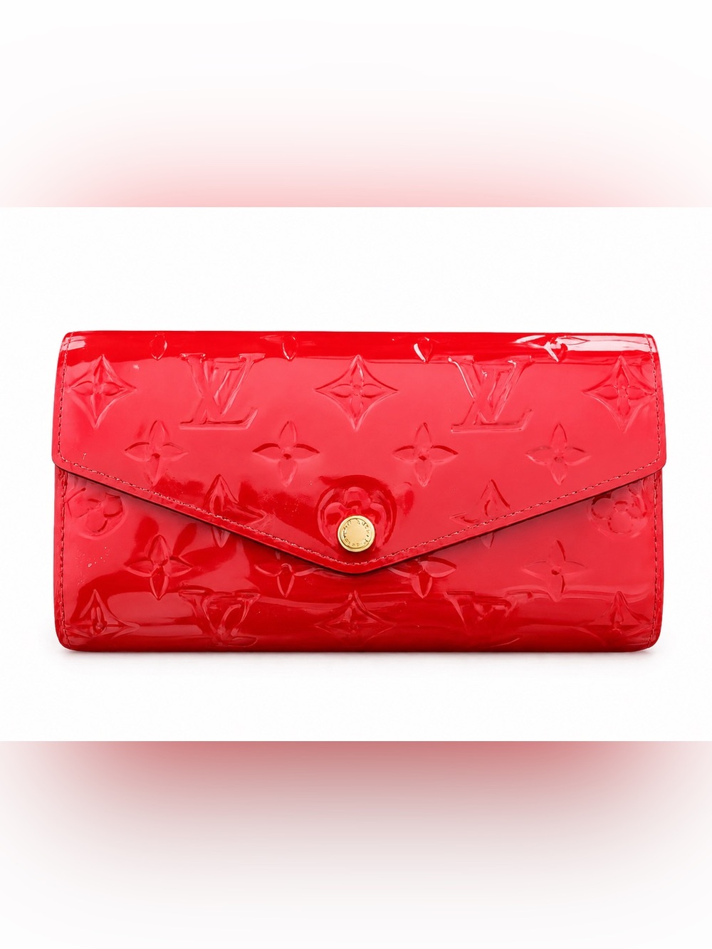 Louis Vuitton Red Patent Wallet